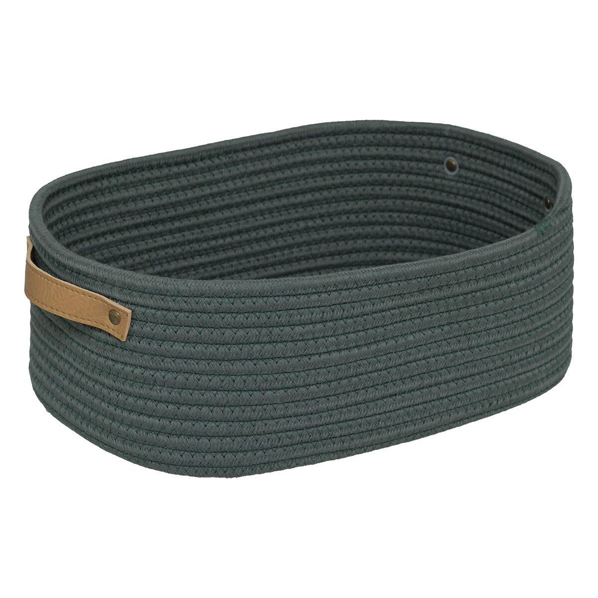 KÖRBE, 3-tlg., Korb, Polyester, Grün - Grün, Kunststoff (25/12/35cm) - 5five Simply Smart