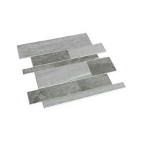 FLIESENAUFKLEBER 1 Stück 30,5 x 30,5 cm Selbstklebende Fliesen - Ribes Scala - Graphitfarben/Grau, Kunststoff (30.5/0.4/30.5cm) - Mazovia