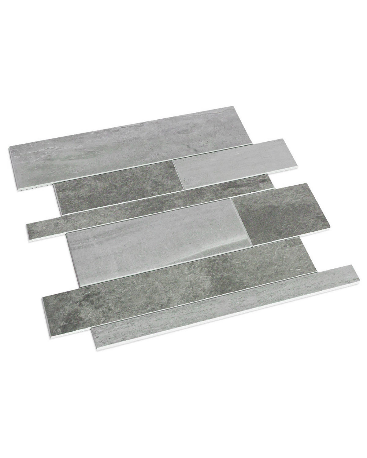 FLIESENAUFKLEBER 1 Stück 30,5 x 30,5 cm Selbstklebende Fliesen - Ribes Scala - Graphitfarben/Grau, Kunststoff (30.5/0.4/30.5cm) - Mazovia
