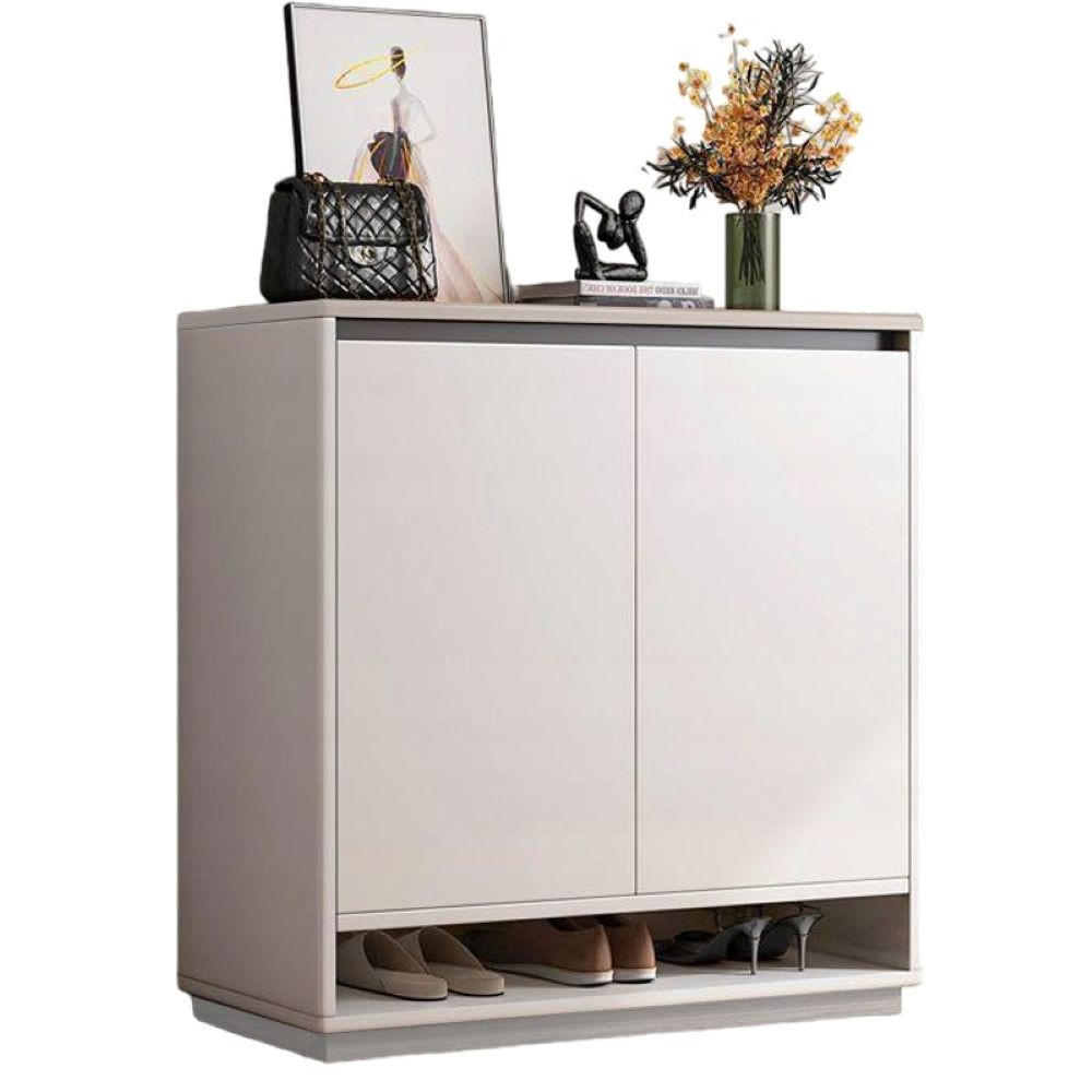 SCHUHSCRHANK, weiß 60/32/80 cm - Weiß, Holzwerkstoff (60/80/32cm) - Rebiko