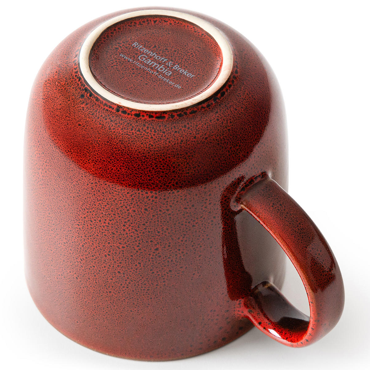 TEESERVICE 6 Personen GAMBIA 13-tlg - Rot, Keramik (20/2/20cm) - Ritzenhoff Breker