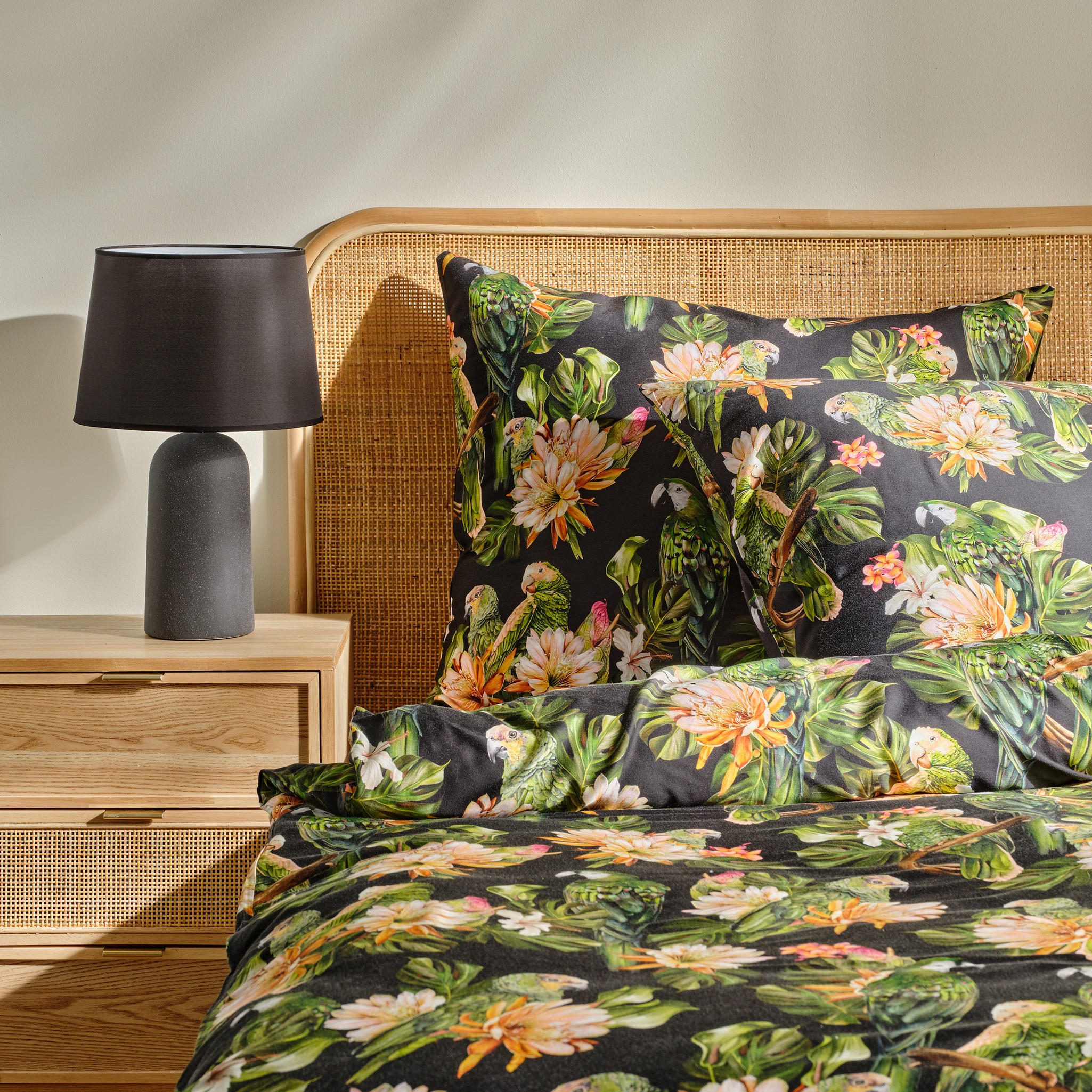 BETTWÄSCHE Piroso - Schwarz, Textil (200/220cm) - home&you