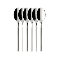 ESPRESSOLÖFFEL-SET 6TLG. NewWave silber 6er Set - Silberfarben, Metall - Villeroy & Boch