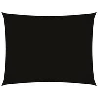 SONNENSEGEL Oxford-Gewebe Rechteckig 2,5x3,5 m Schwarz - Schwarz, Textil (350/250cm) - furnicato