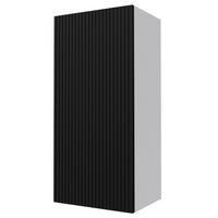 KÜCHENHÄNGESCHRANK Lamello W4/45 Schwarz Matt / Grau 45 / 32,5 / 96cm - Schwarz/Grau, Holz/Holzwerkstoff (45/96/32.5cm) - Feldmann-Wohnen