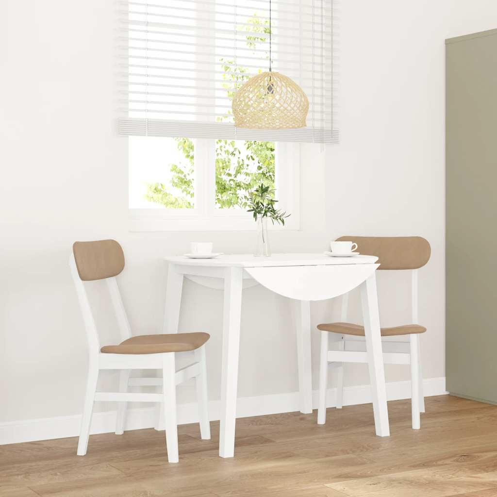 STUHL-SET 2 Stk Weydenhain 47/81.5/47 cm - Weiß, Holz (47/81.5/47cm) - ZMH
