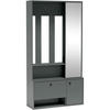 GARDEROBE SPOTTI - Grün, Holzwerkstoff (100/190/33cm) - Meblini