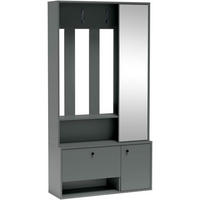 GARDEROBE SPOTTI - Grün, Holzwerkstoff (100/190/33cm) - Meblini