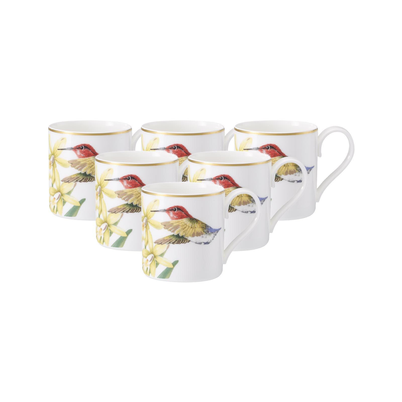 MOKKA- / ESPRESSOTASSEN Amazonia bunt 80 ml 6er Set - Multicolor, Keramik (0.08L) - Villeroy & Boch