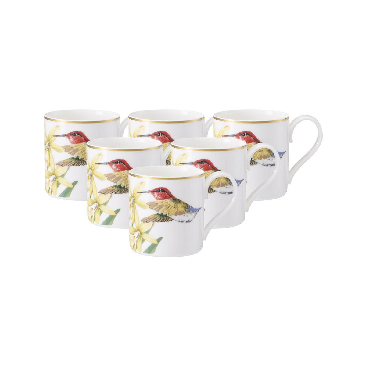 MOKKA- / ESPRESSOTASSEN Amazonia bunt 80 ml 6er Set - Multicolor, Keramik (0.08L) - Villeroy & Boch