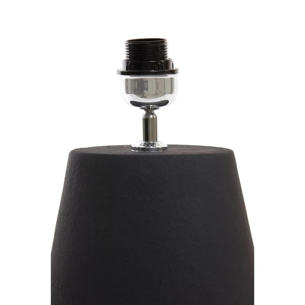 LAMPENFUSS CIARA 40 x 23 cm, schwarz, Keramik - Schwarz, Keramik (36/23/40cm) - Light & Living