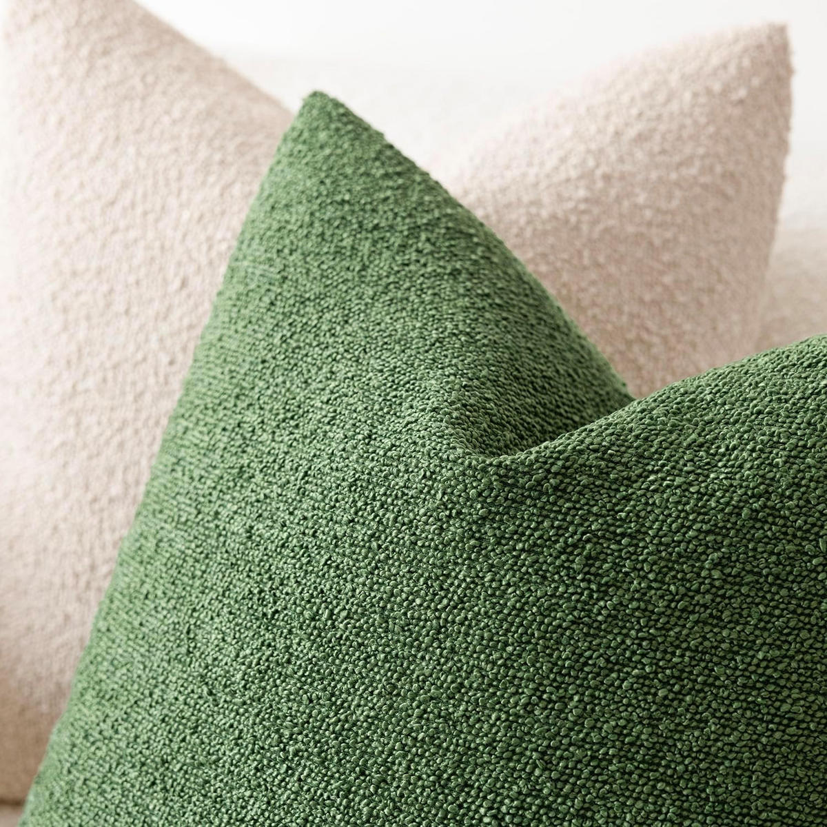 KISSENBEZUG – 45 x 45 cm – Grün (2-teiliges Set) - Grün, Textil (45/45cm)