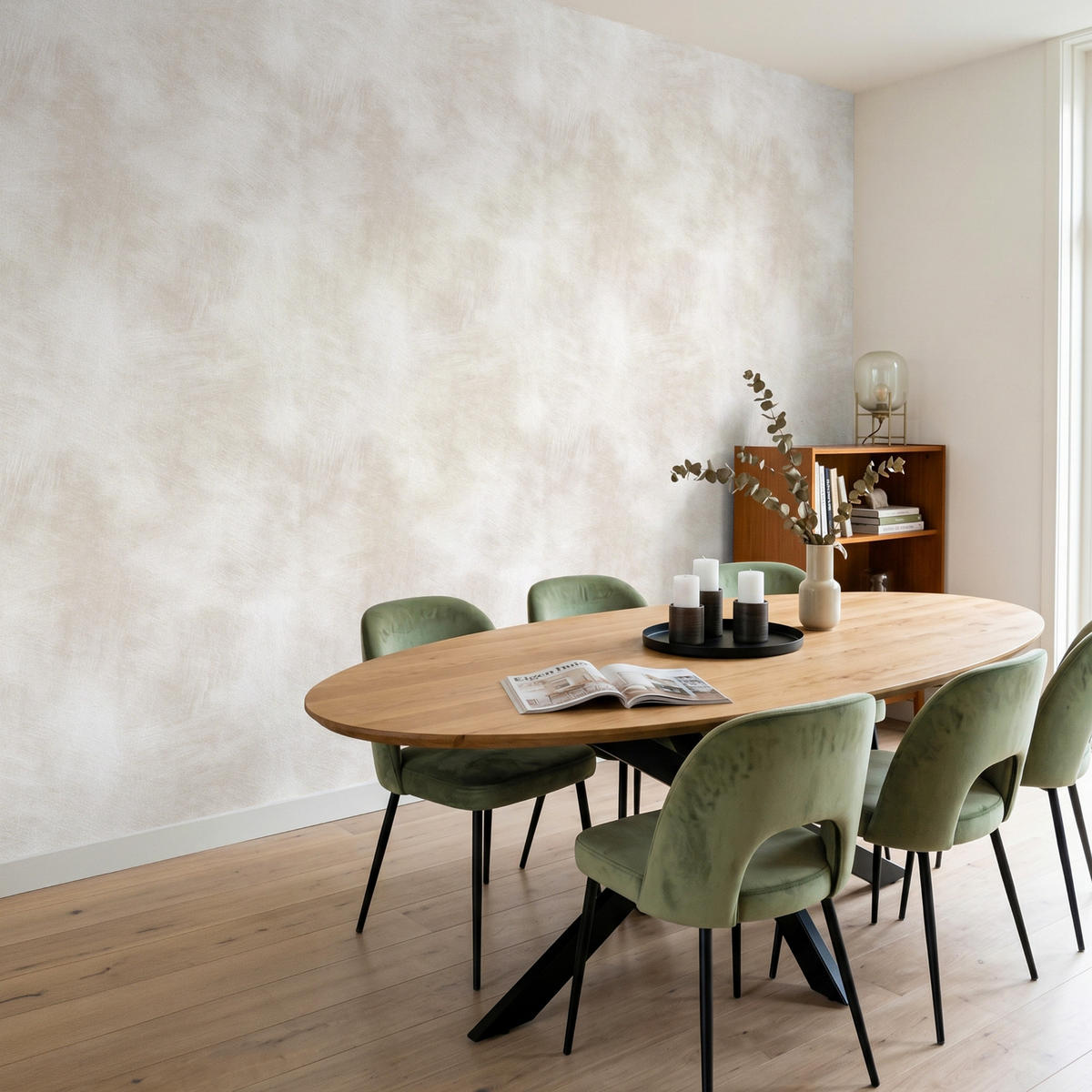 TAPETE - Dezent - Textur - Beige - 300x200 cm - Creme, Papier (300/200cm) - OnlyWow