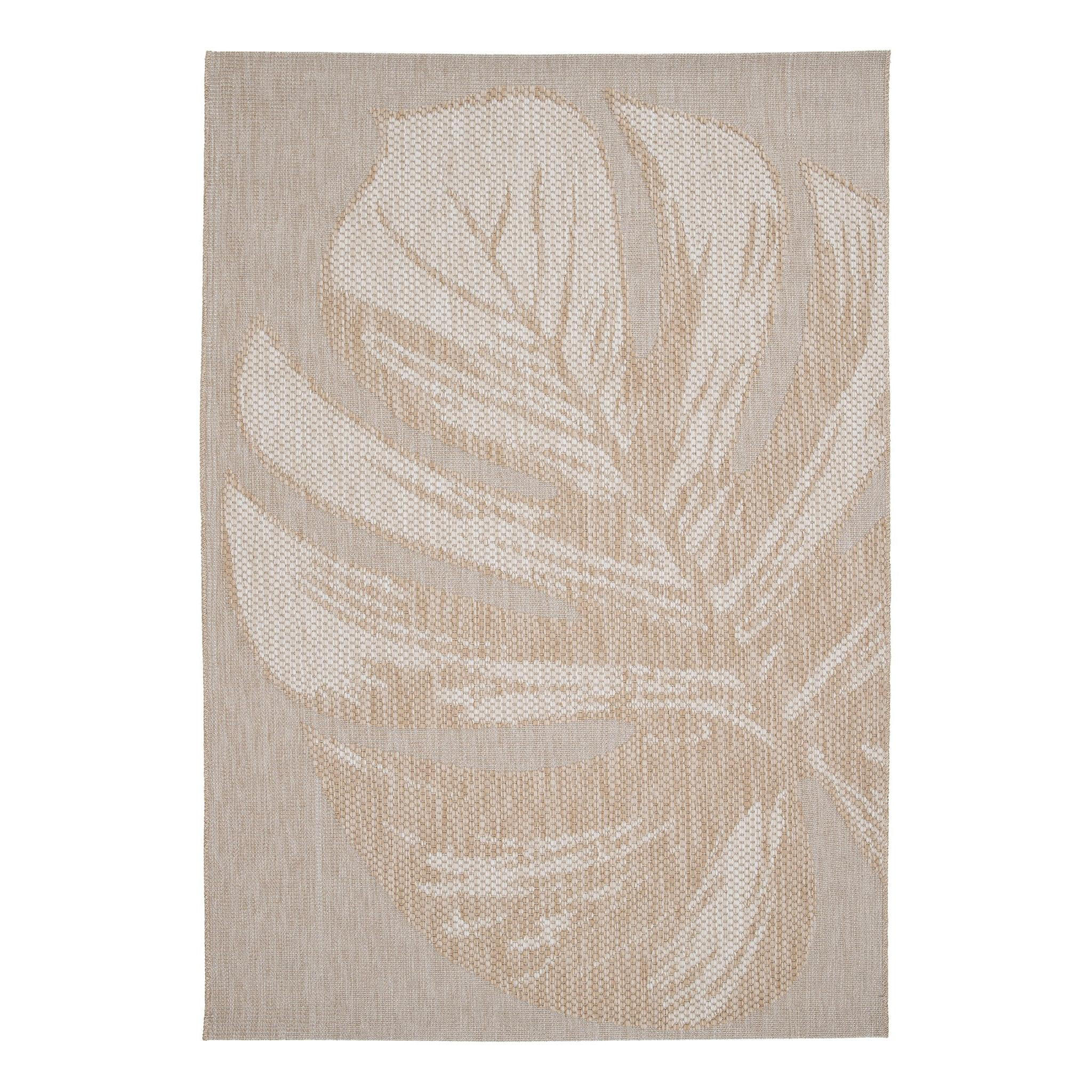 TEPPICH für Innen und Außen mit Skulptureffekt bruin - Braun, Textil (200/290cm) - AFK Living