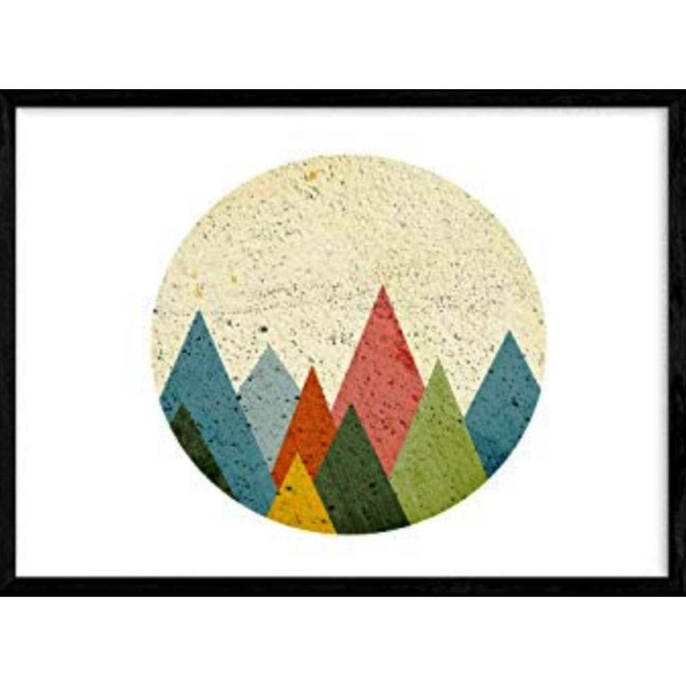 POSTER Bergkreis A4 Rahmenlos - Klar, Papier (29.7/5/21cm) - Nacnic