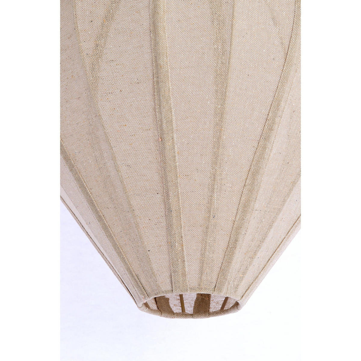 HÄNGELAMPE Pasto Weiß 36/36/44 cm - Weiß, Textil (36/36/44cm) - Light & Living