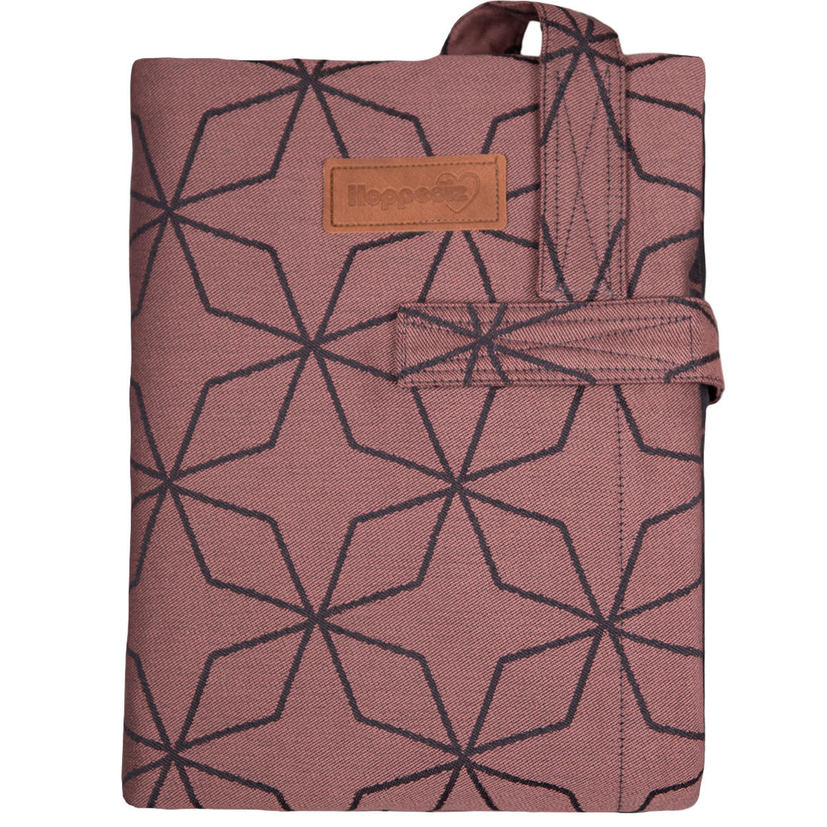 Hoppediz Wickeltaschen Altrosa, Anthrazit 20x3x25 cm