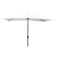 SONNENSCHIRM spezia ecru rechteckig 2 93 x 1 93 cm gerade - Beige, Metall (193/293cm) - Concept Usine