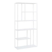 STANDREGAL Vehmaa - Weiß, Metall (90/188/30cm) - [en.casa]