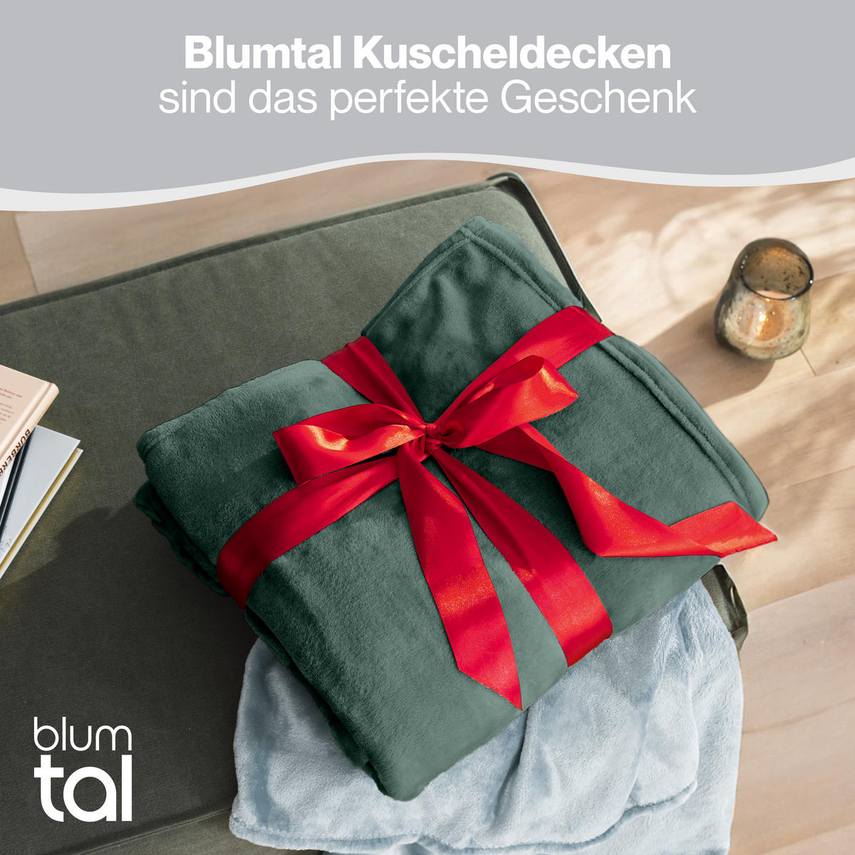 KUSCHELDECKE Anton 150/200 cm, Grün - Grün, Textil (150/200cm) - Blumtal