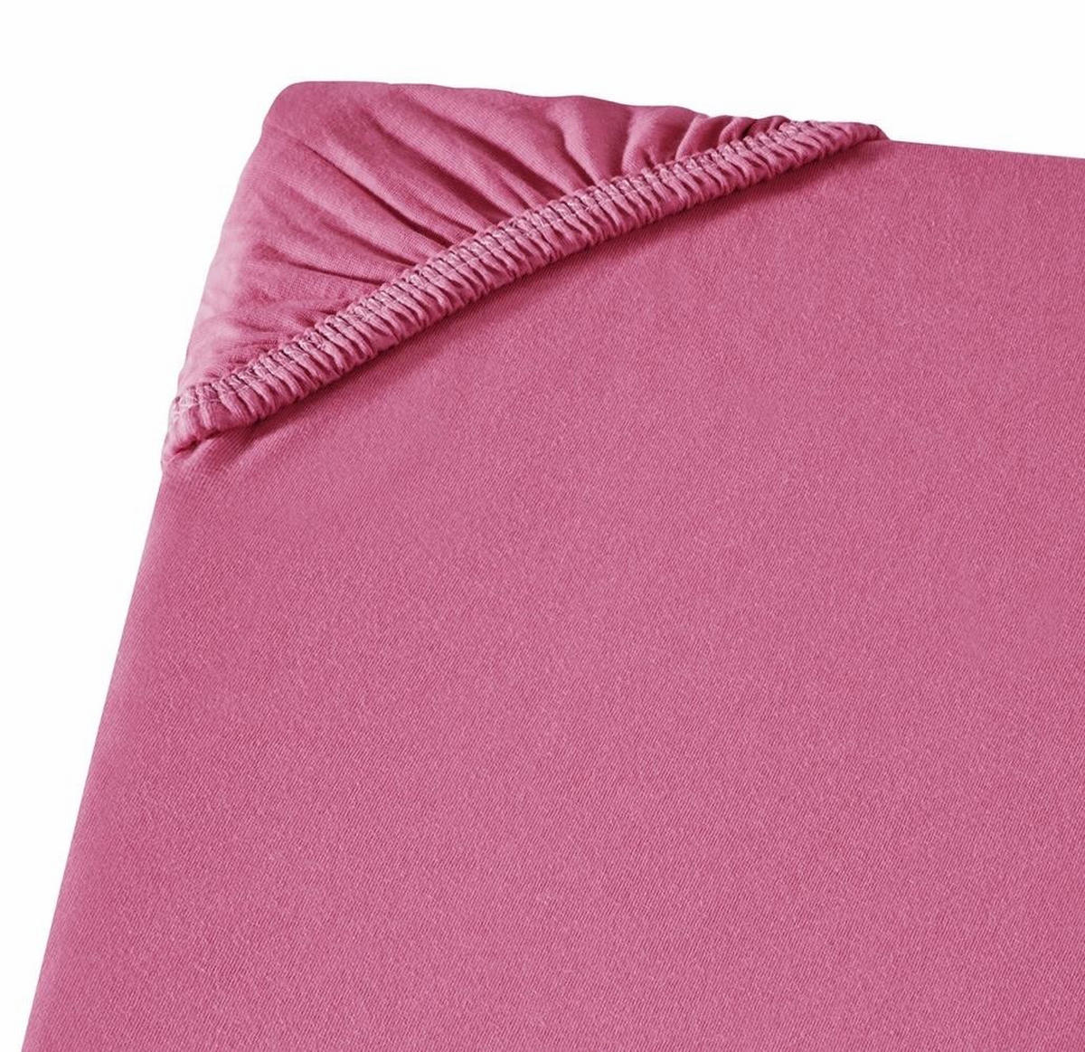 BABYBETT-SPANNBETTLAKEN 60x120 - 70x140 cm Jersey Baby Bettlaken aus 100% Baumwolle, Spannbetttuch Laken Uni Pink - Pink, Textil (70/140cm) - Carpe Sonno