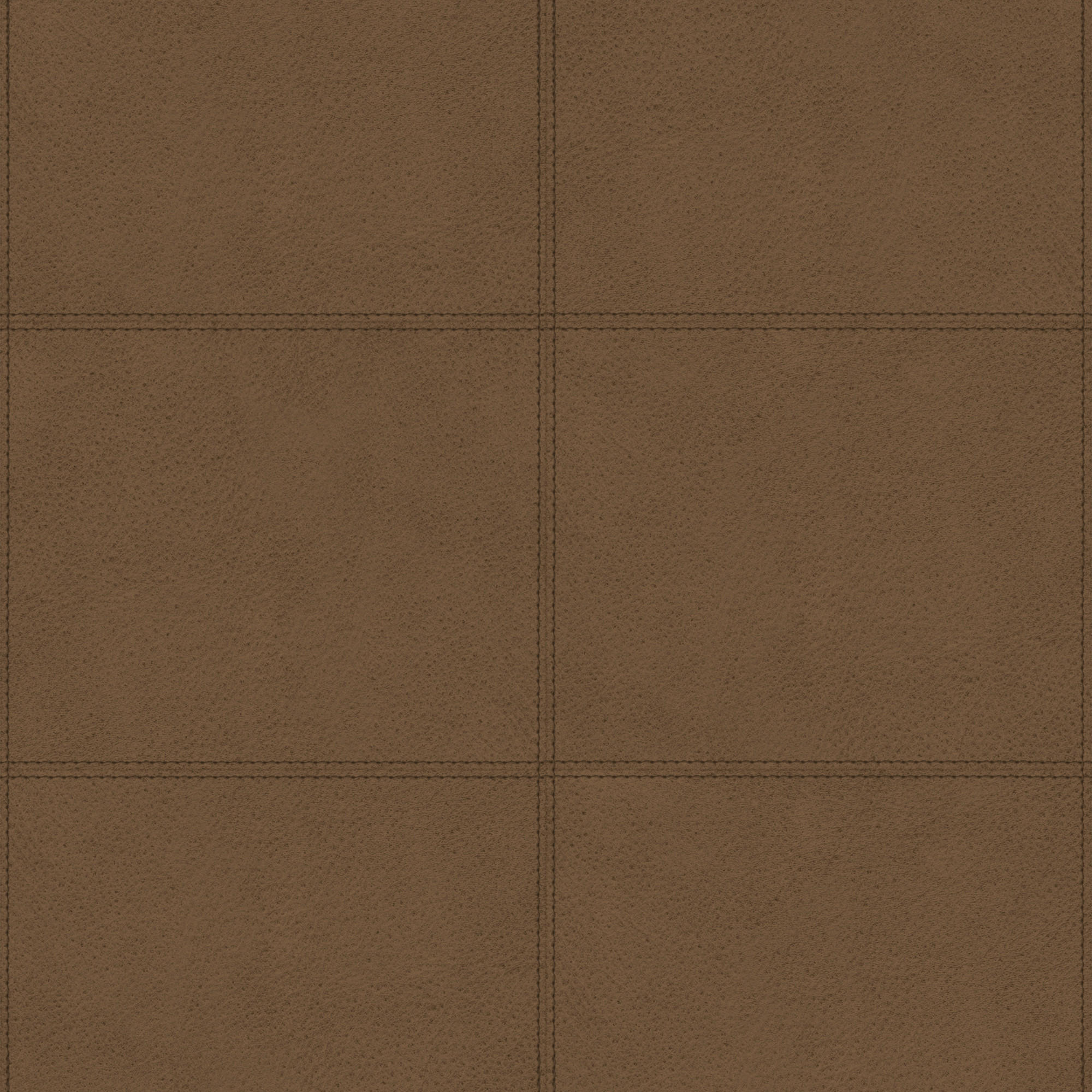 VLIESTAPETE - Lederblöcke Cognac - Cognac, Papier/Kunststoff (52/1000cm) - Easy Decor