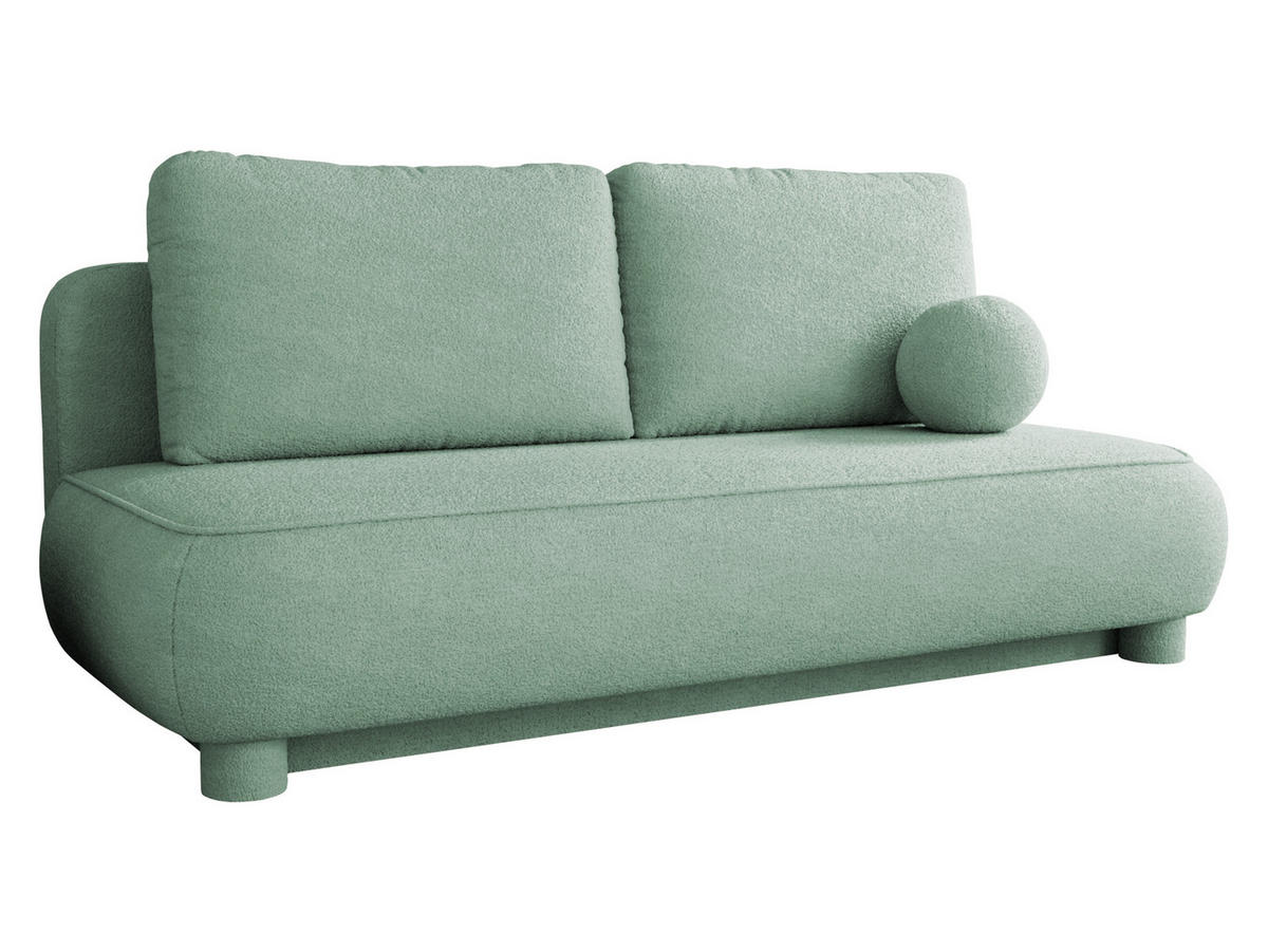 SCHLAFSOFA Gaja - Mintgrün, Holz/Textil (209/96/96cm) - MIRJAN24