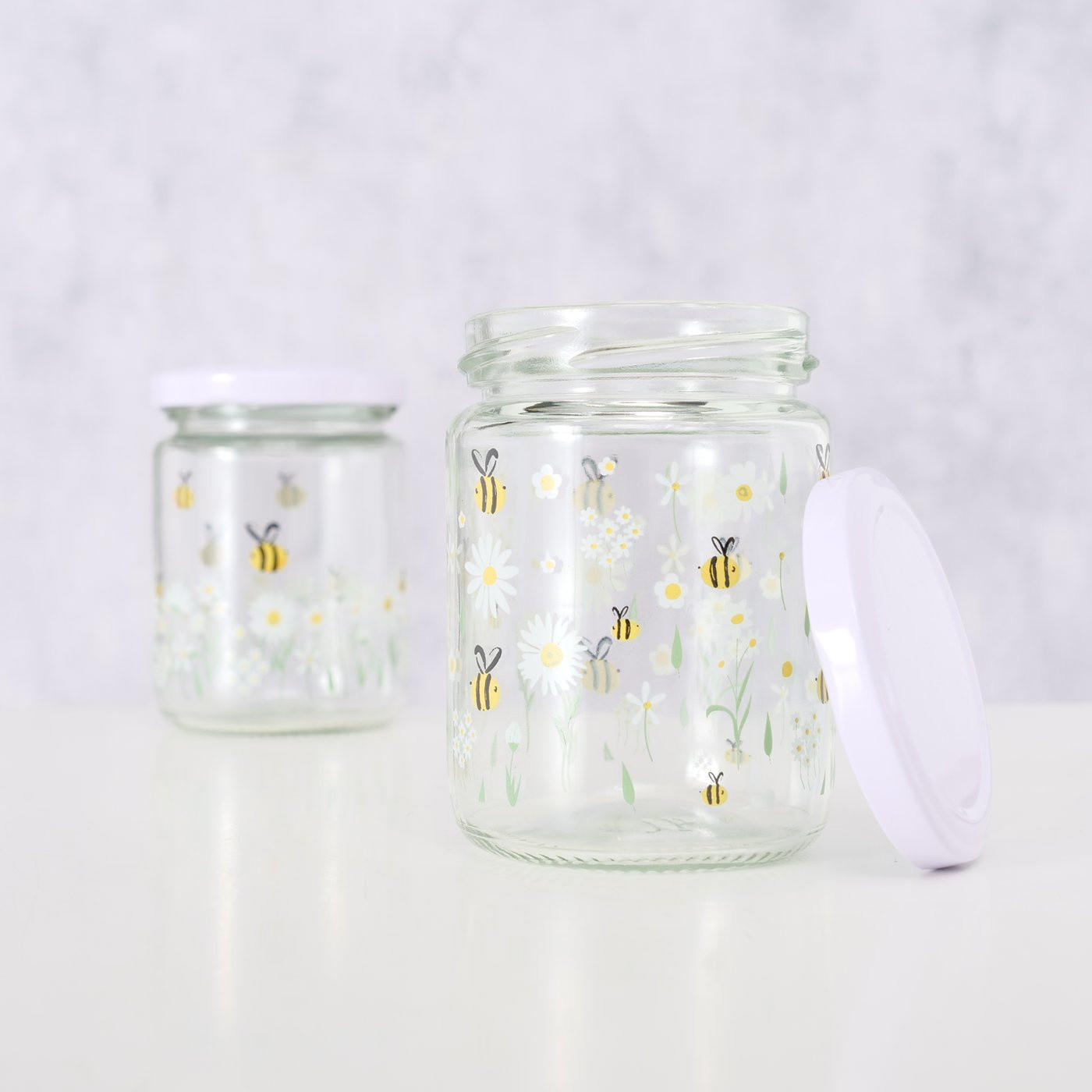 HONIGGLÄSER HONEY 240 ml 2er-Set - Transparent, Glas (6.8/9.3/6.8cm) - Boltze Home