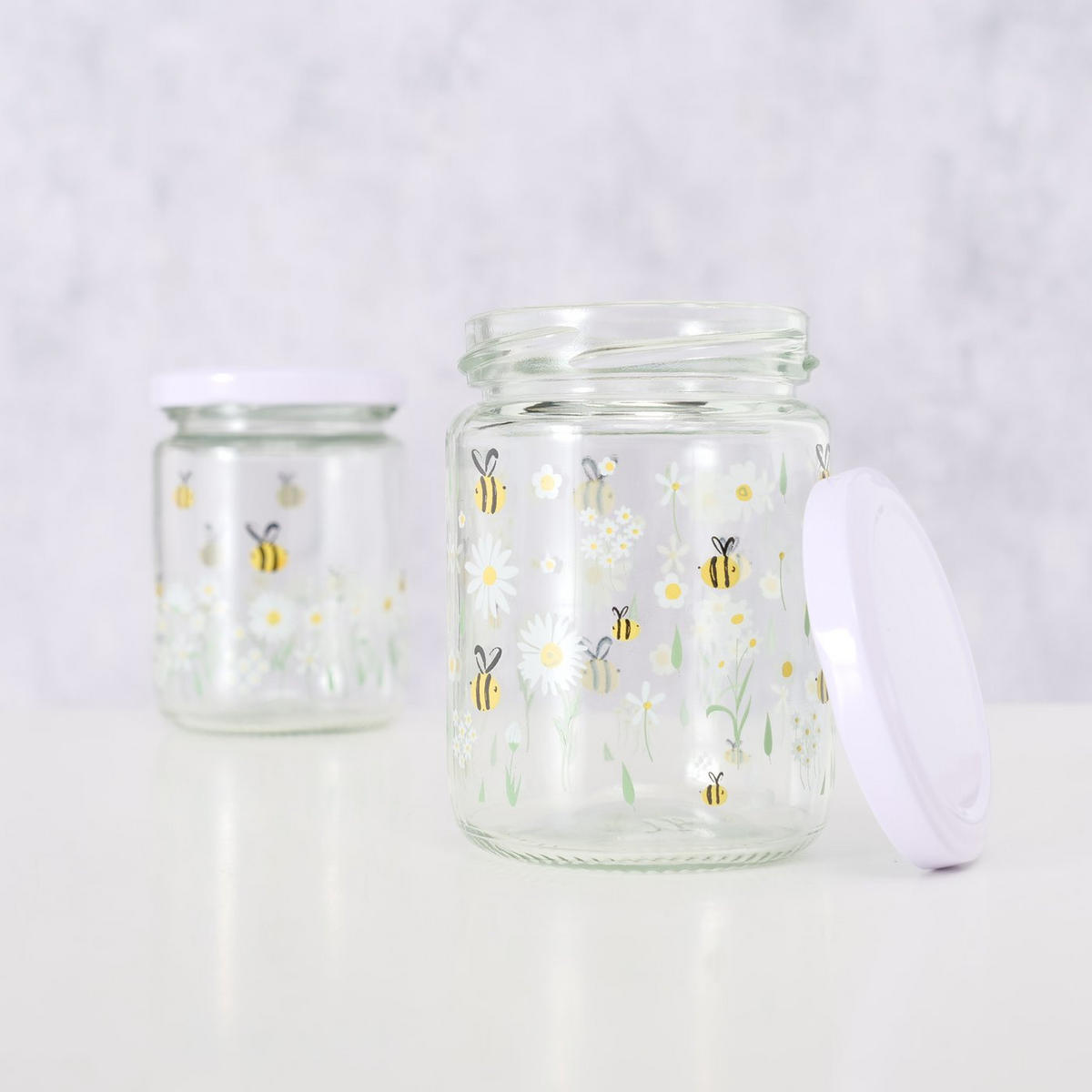 HONIGGLÄSER HONEY 240 ml 2er-Set - Transparent, Glas (6.8/9.3/6.8cm) - Boltze Home