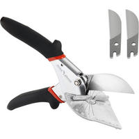 GEHRUNGSSCHERE mit Ersatzklingen verstellbar 45-135 Grad - Multicolor, Metall (7/0.1/20.6cm)
