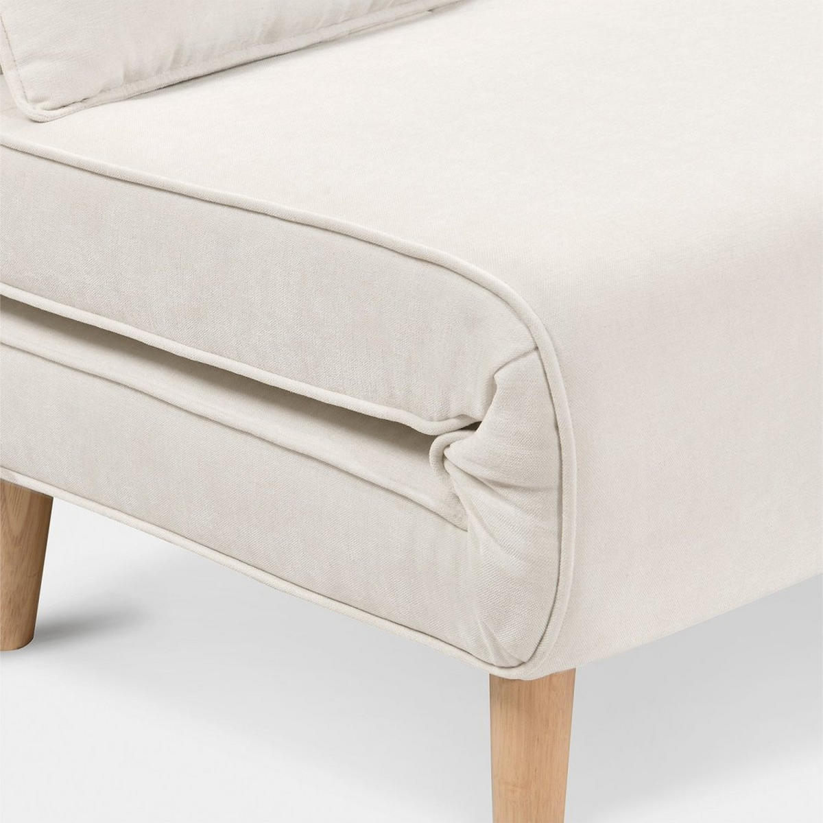 SCHLAFSOFA Noa Beige 121 cm x 83 cm - Beige, Textil (121/83/90cm) - Klast Home