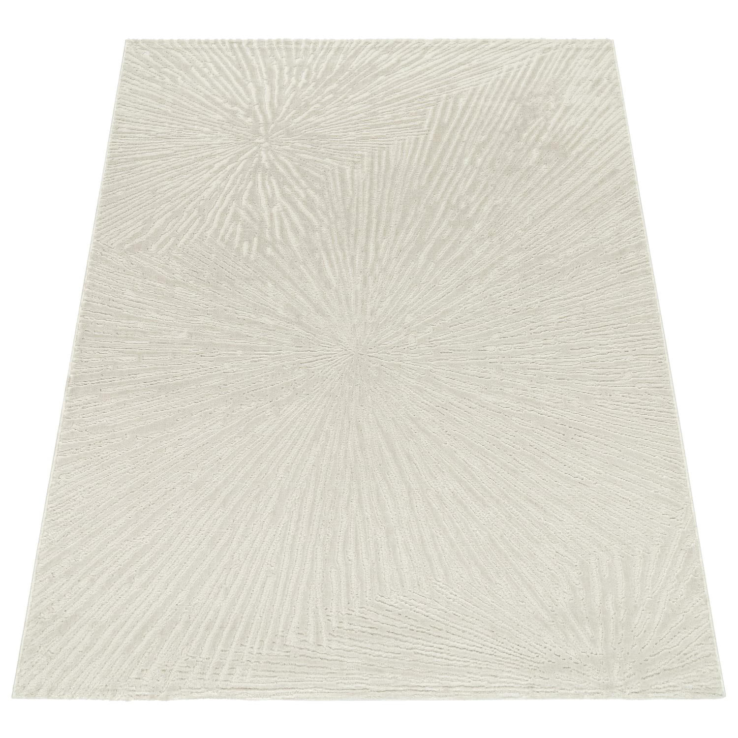 Paco Home Kurzflorteppich Creme 120x160 cm