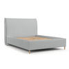 POLSTERBETT Mira 120/200 cm Hellgrau im Riva Stoff - Hellgrau/Naturfarben, Holz/Holzwerkstoff (120/200cm) - AltaBeds