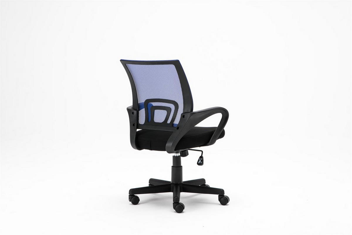 BÜROSTUHL Genf mit Netzbezug, Blau - Blau, Kunststoff/Textil (56/100/54cm) - TPFLiving