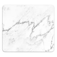 KÜCHENBRETT aus gehärtetem Glas Marble 56/50/1,5 cm - Weiß, Glas (50/1.5/56cm) - Wenko