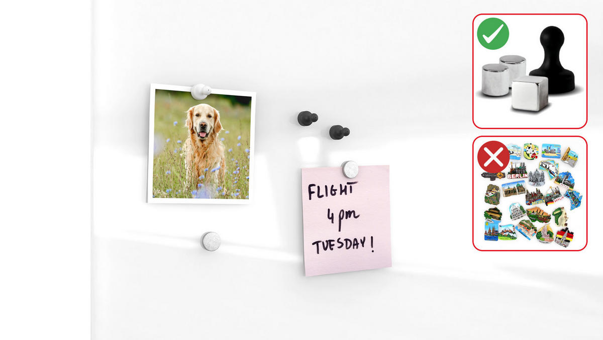 GLASBOARD - Premium SUPERWHITE 120x90cm - Weiß, Glas (120/90/2.5cm) - ALLboards