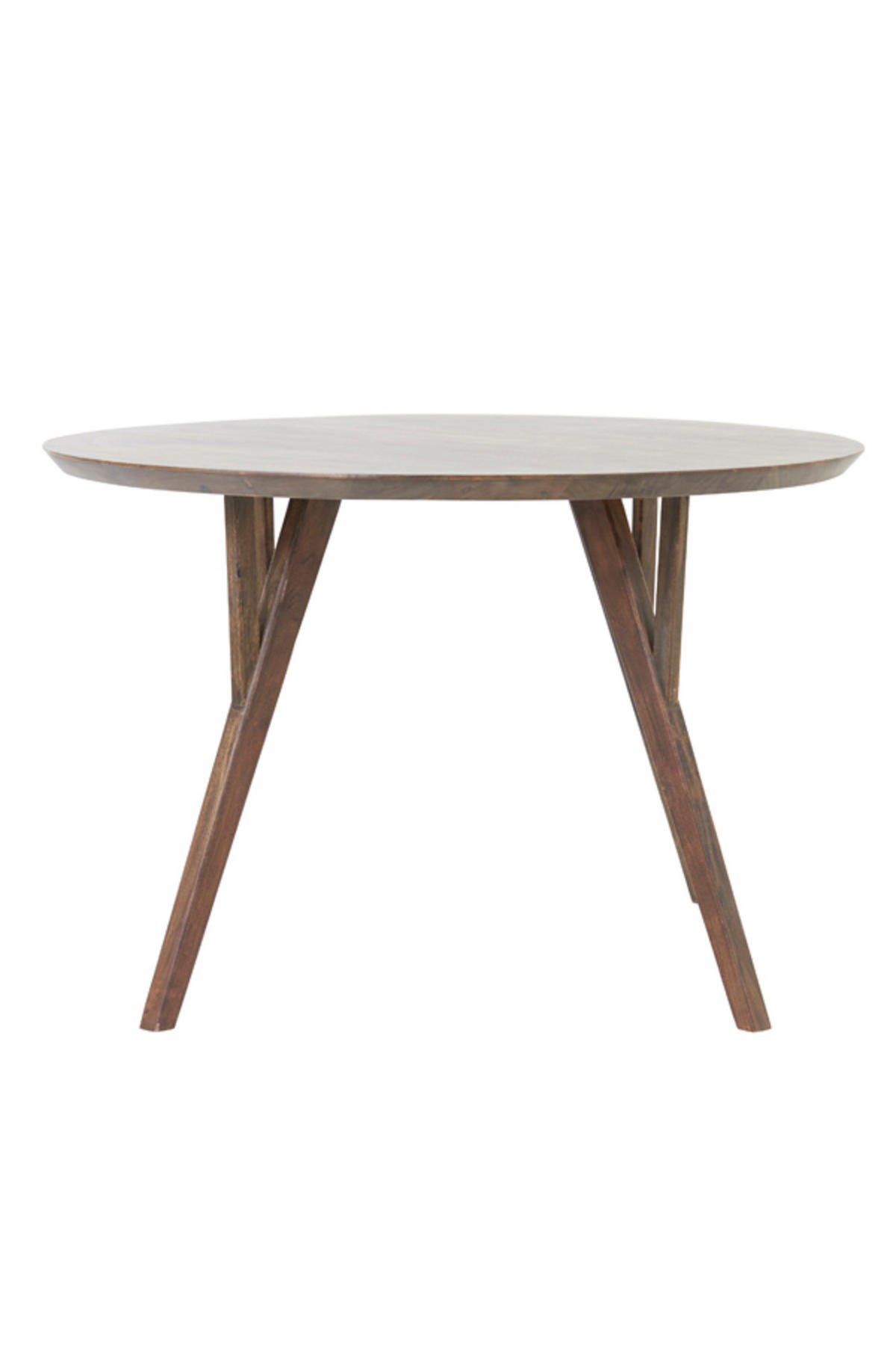 ESSTISCH Quenza Braun Ø140/76 cm - Dunkelbraun, Holz (140/140/76cm) - Light & Living