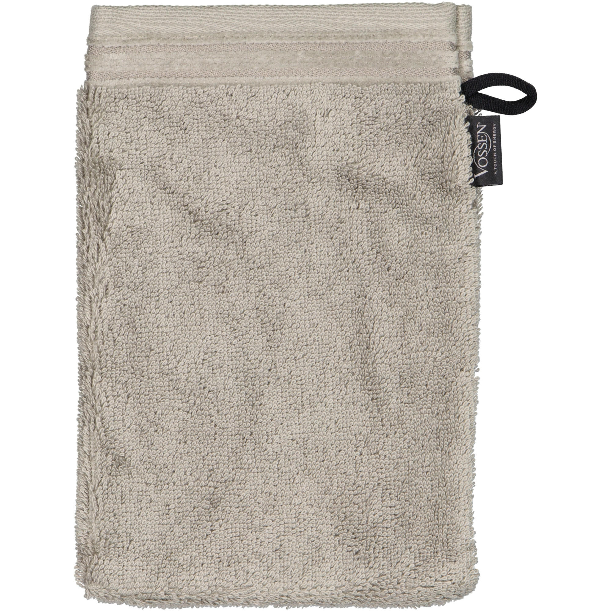 Vossen Waschlappen Grau 16x22 cm