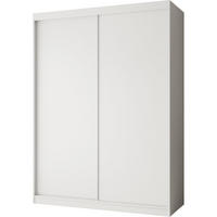 SCHWEBETÜRENSCHRANK Mario 160/216/61 weiß - Weiß, Holzwerkstoff (160/216/61cm) - Beautysofa
