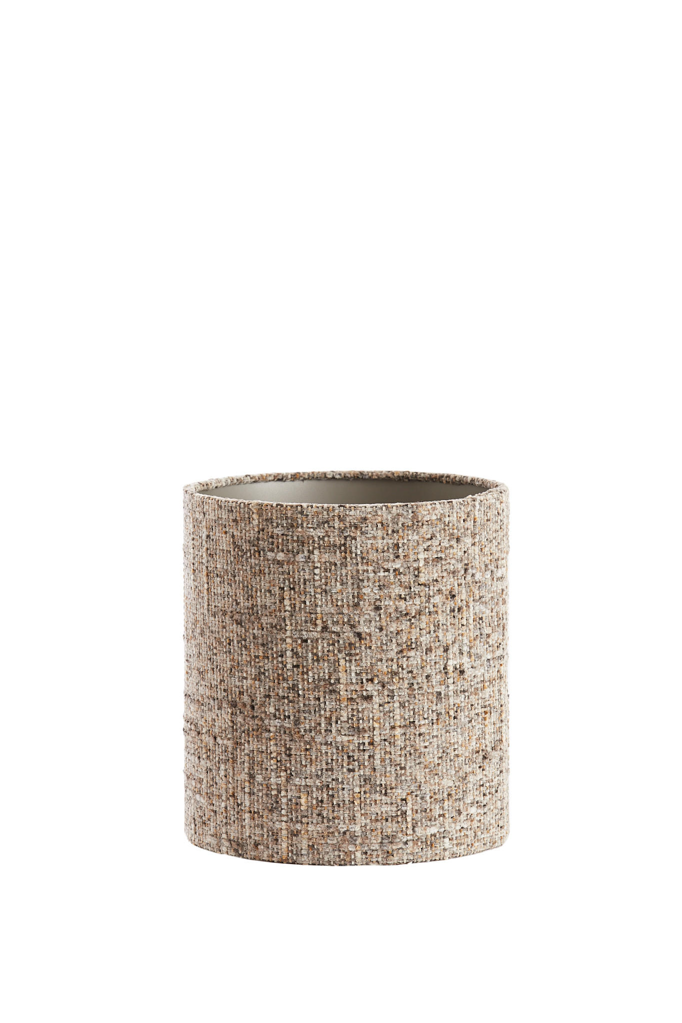 LAMPENSCHIRM Osire Grau 25/25/27 cm - Grau, Textil (25/25/27cm) - Light & Living