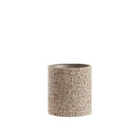 LAMPENSCHIRM Osire Grau 25/25/27 cm - Grau, Textil (25/25/27cm) - Light & Living