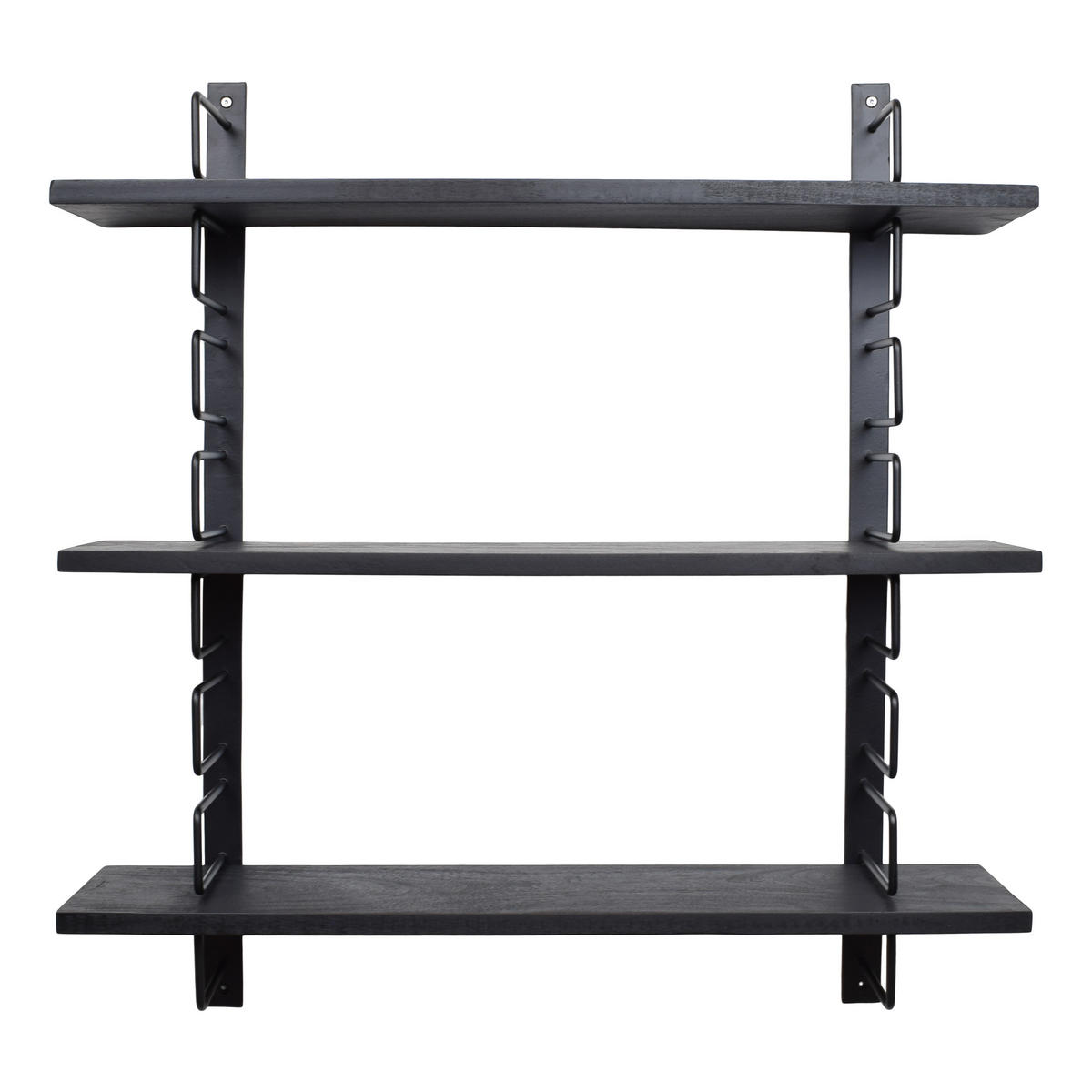 WANDREGAL Irma Schwarz - Schwarz, Metall (64/74/13cm) - LOFT42