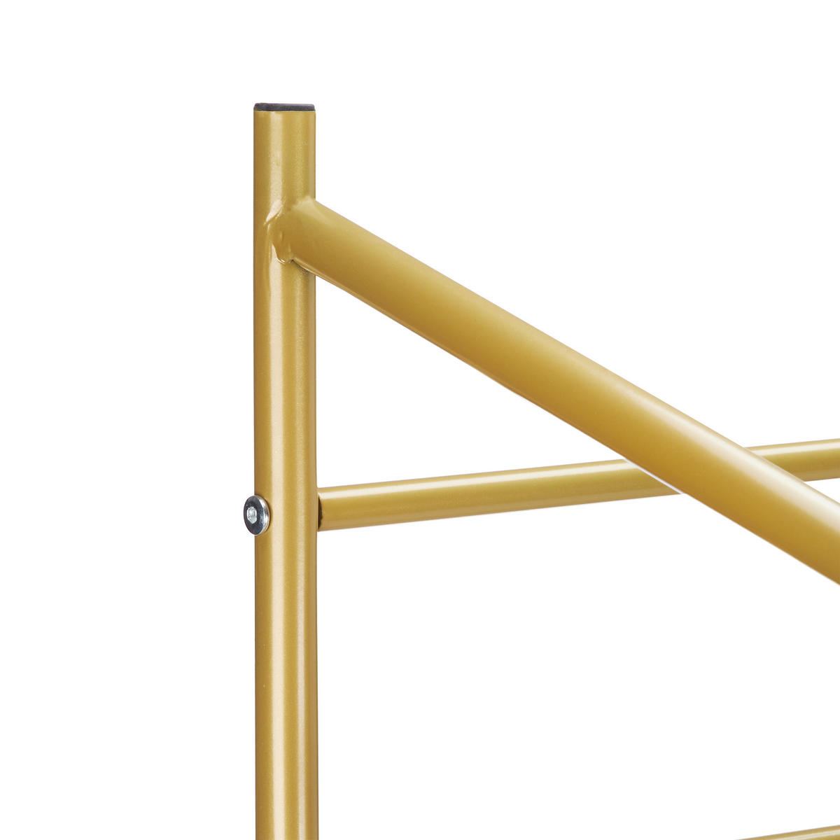 KLEIDERSTÄNDER - Goldfarben, Metall (78/161/36cm) - Relaxdays