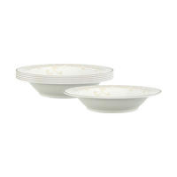 SALATSCHALEN Ivoire weiß-gold ø 20,5 cm 6er Set - Goldfarben/Weiß, Keramik (20.5cm) - Villeroy & Boch