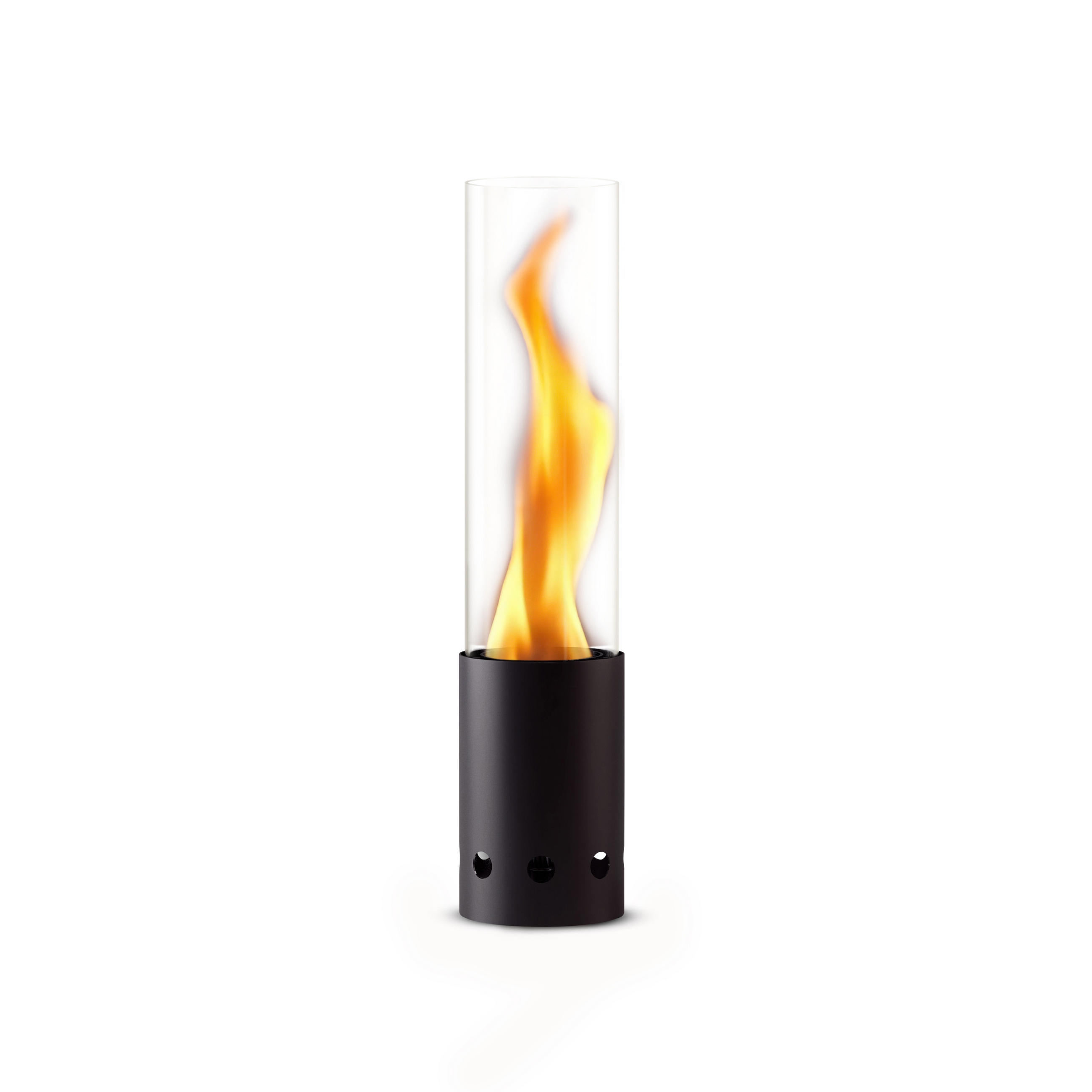 Gardenflare Tischfeuer Schwarz 10.8x50.1x10.8 cm