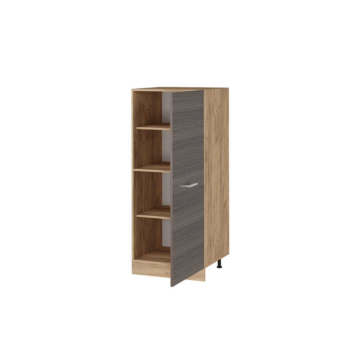 Honigeiche/Grau, Holzwerkstoff (60/143/57cm) - Vicco