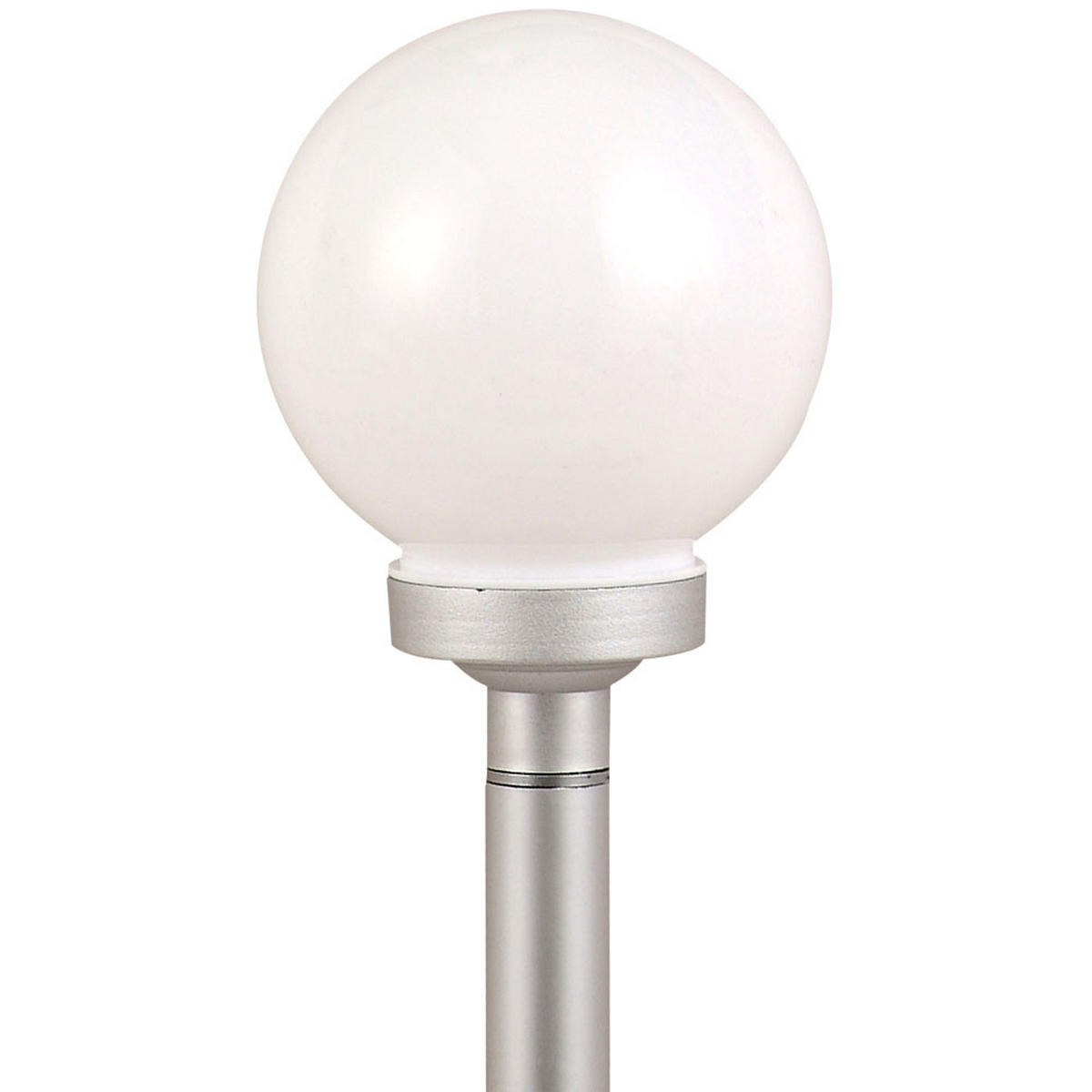 LED AUSSENLEUCHTE Weiß Solar 3er Set - Weiß, Kunststoff (15/15/42.5cm)