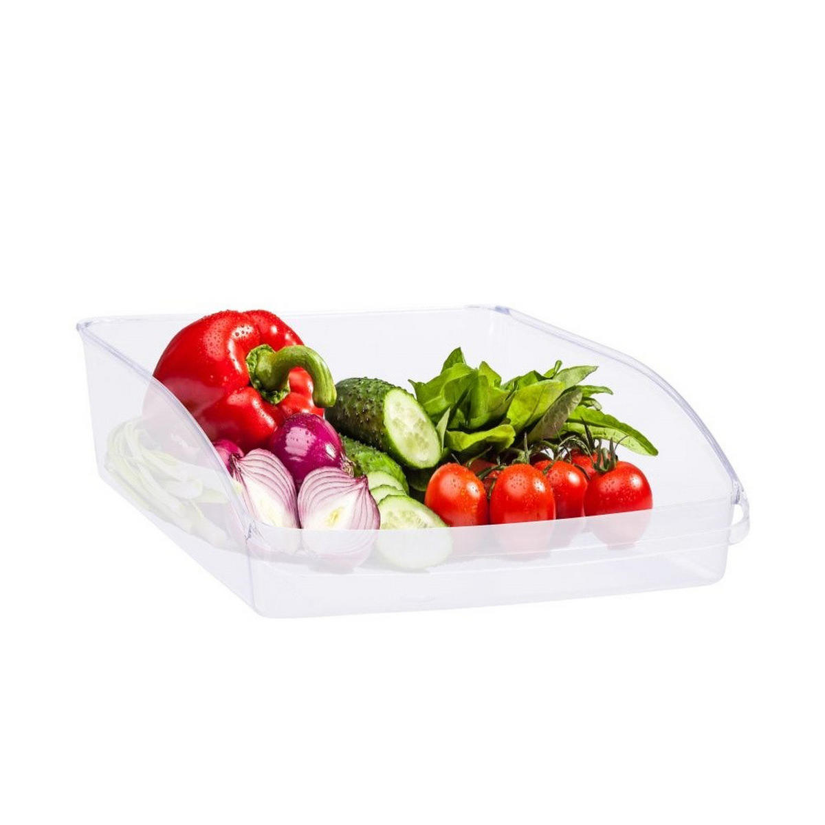 KÜHLSCHRANK-ORGANIZER 3-teiliger - Transparent, Kunststoff (33/8/7.3cm) - Excellent Houseware