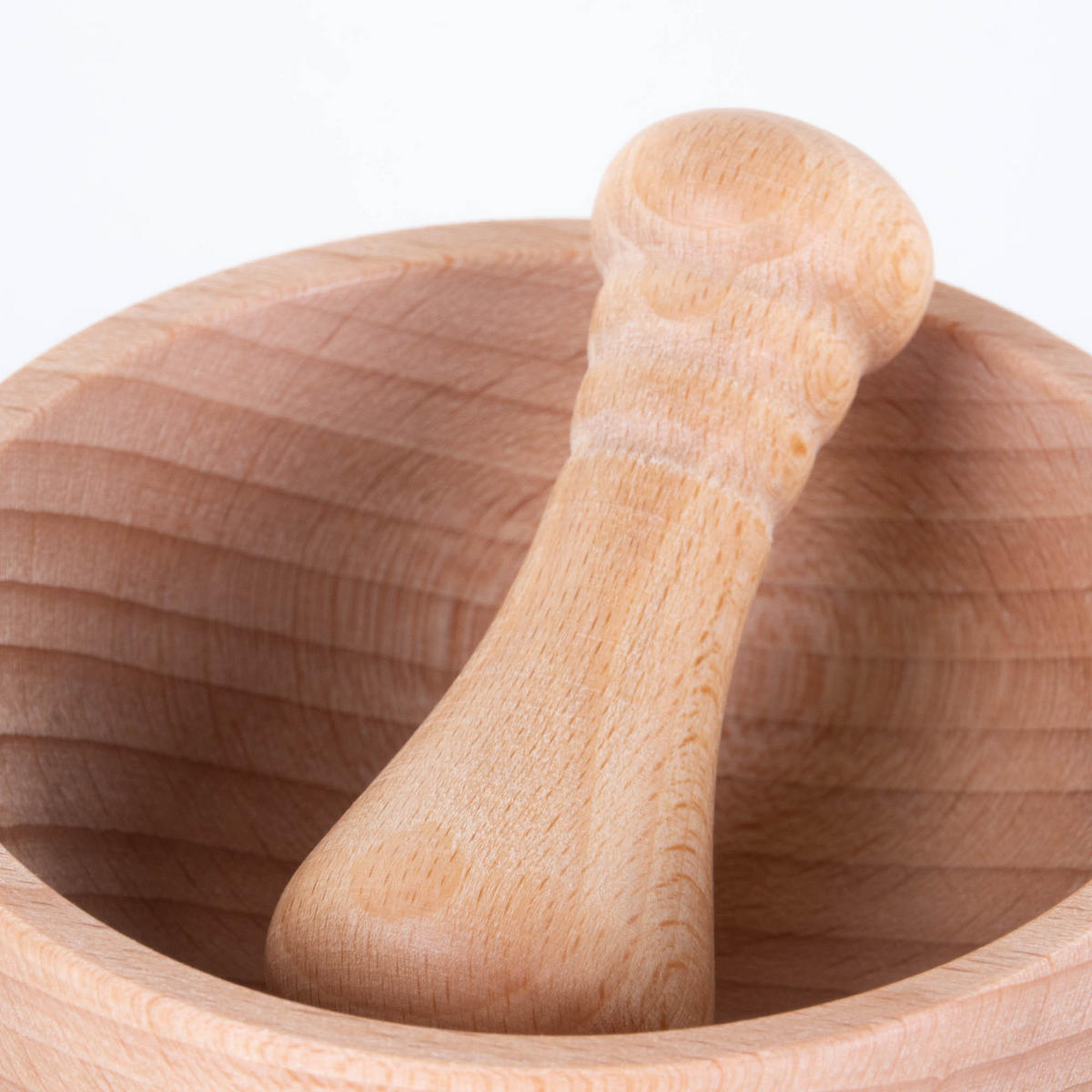 MÖRSER Buchenholz Ø10,5 cm - Braun, Holz (10.5/6.5/10.5cm)