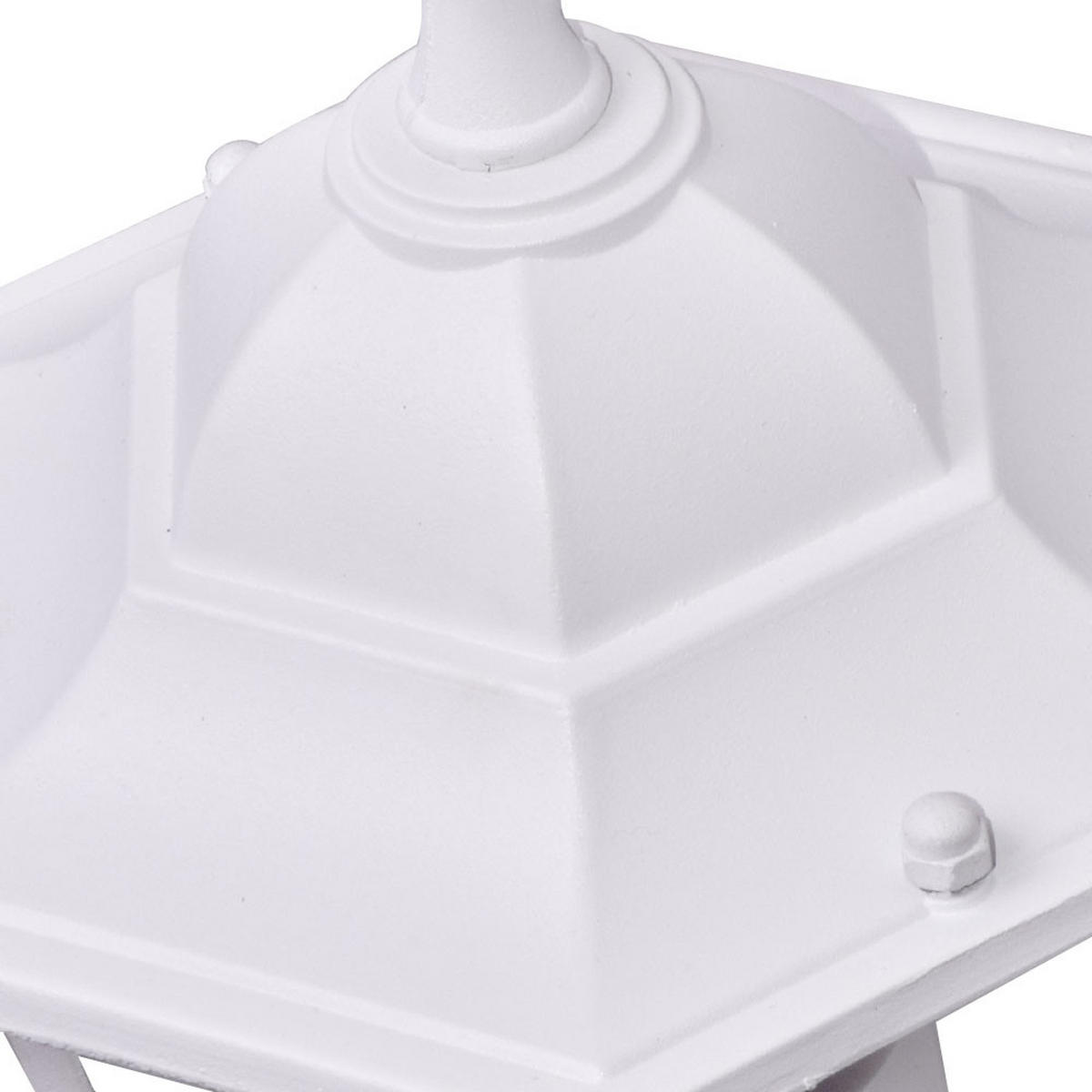 LED WANDLEUCHTE Weiß Kunststoff - Weiß, Glas (20.8/17/36cm)